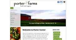 Desktop Screenshot of porterfarms.org